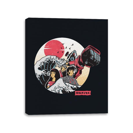 Great Love of Kanagwa Wave - Canvas Wraps Canvas Wraps RIPT Apparel 11x14 / 151515