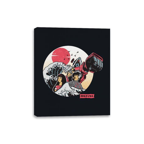 Great Love of Kanagwa Wave - Canvas Wraps Canvas Wraps RIPT Apparel 8x10 / 151515