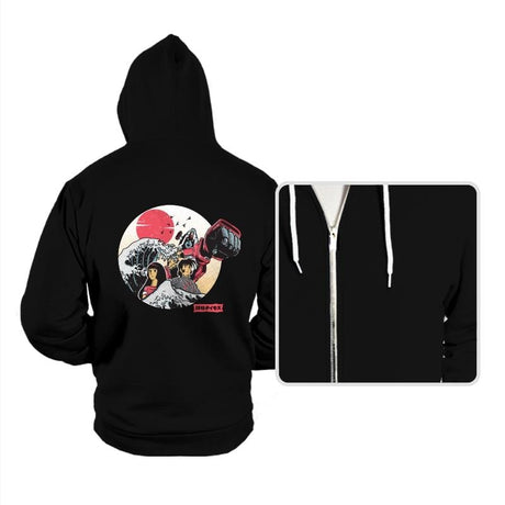 Great Love of Kanagwa Wave - Hoodies Hoodies RIPT Apparel Small / 151515