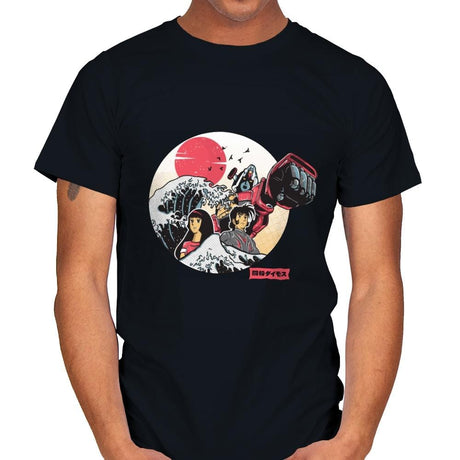 Great Love of Kanagwa Wave - Mens T-Shirts RIPT Apparel Small / 151515