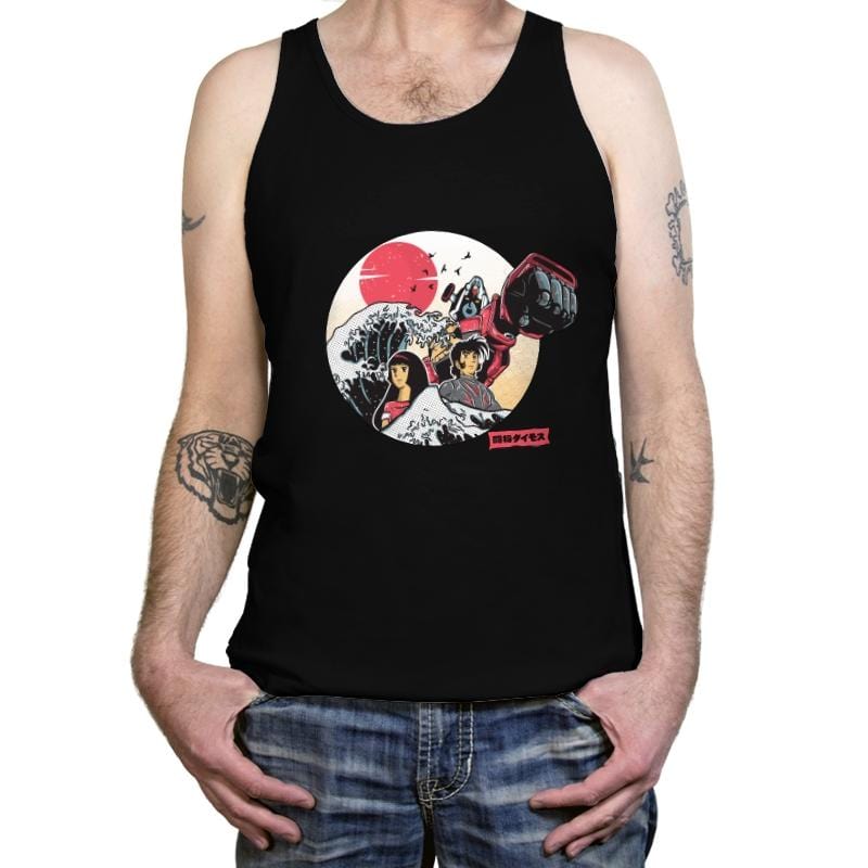 Great Love of Kanagwa Wave - Tanktop Tanktop RIPT Apparel X-Small / 151515