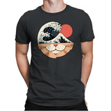 Great Neko Wave - Mens Premium T-Shirts RIPT Apparel Small / Heavy Metal