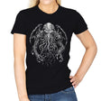 Great Old One Behind the Shadows - Womens T-Shirts RIPT Apparel Small / Black