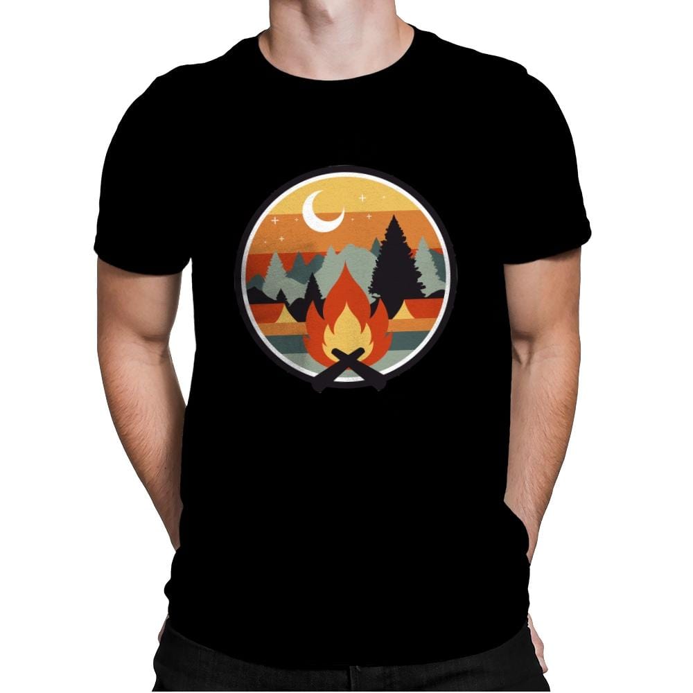 Great Outdoors - Mens Premium T-Shirts RIPT Apparel Small / Banana Cream