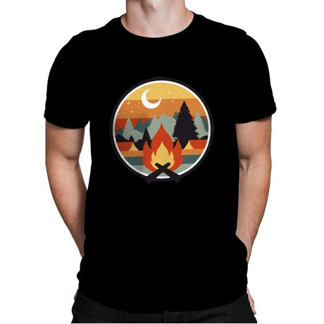 Great Outdoors - Mens Premium T-Shirts RIPT Apparel Small / Banana Cream
