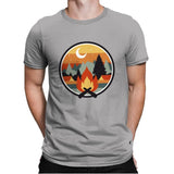 Great Outdoors - Mens Premium T-Shirts RIPT Apparel Small / Light Grey