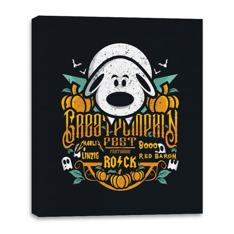 Great Pumpkin Fest - Canvas Wraps Canvas Wraps RIPT Apparel 16x20 / Black
