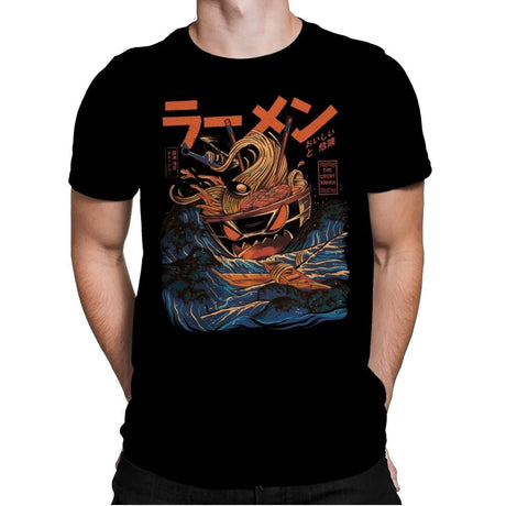 Great Ramen off Kanagawa - Best Seller - Mens Premium T-Shirts RIPT Apparel Small / Banana Cream