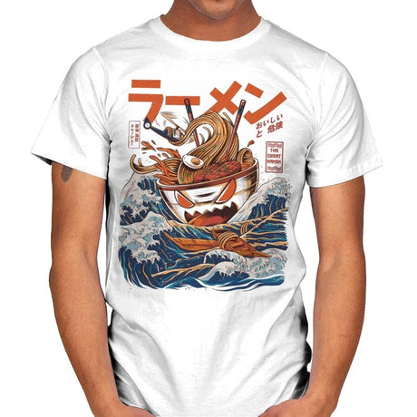 Great Ramen off Kanagawa - Best Seller - Mens T-Shirts RIPT Apparel Small / White