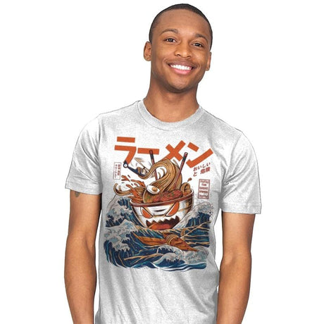 Great Ramen off Kanagawa - Best Seller - Mens T-Shirts RIPT Apparel Small / White