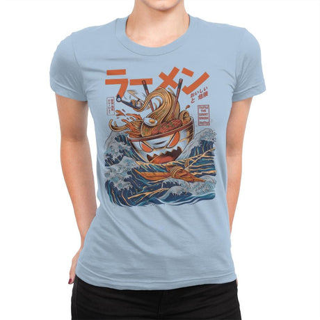 Great Ramen off Kanagawa - Best Seller - Womens Premium T-Shirts RIPT Apparel Small / Cancun