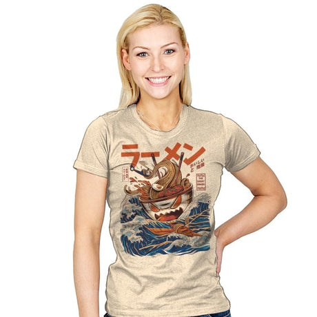 Great Ramen off Kanagawa - Best Seller - Womens T-Shirts RIPT Apparel