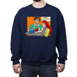 Great Reflexes! - Crew Neck Sweatshirt Crew Neck Sweatshirt RIPT Apparel Small / Navy