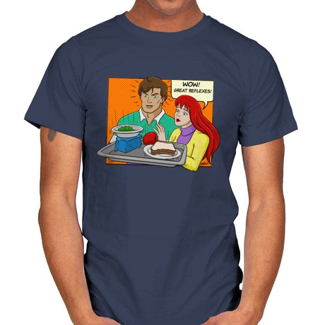 Great Reflexes! - Mens T-Shirts RIPT Apparel Small / Navy