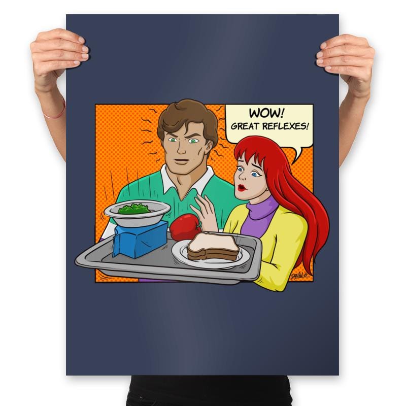 Great Reflexes! - Prints Posters RIPT Apparel 18x24 / Navy