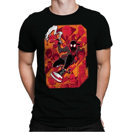 Great Responsibility Tiles - Mens Premium T-Shirts RIPT Apparel Small / Black