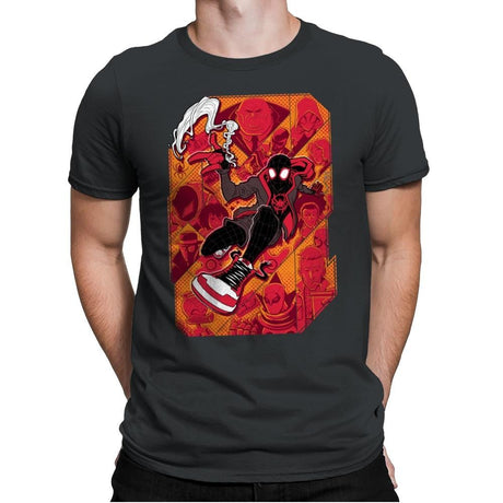 Great Responsibility Tiles - Mens Premium T-Shirts RIPT Apparel Small / Heavy Metal