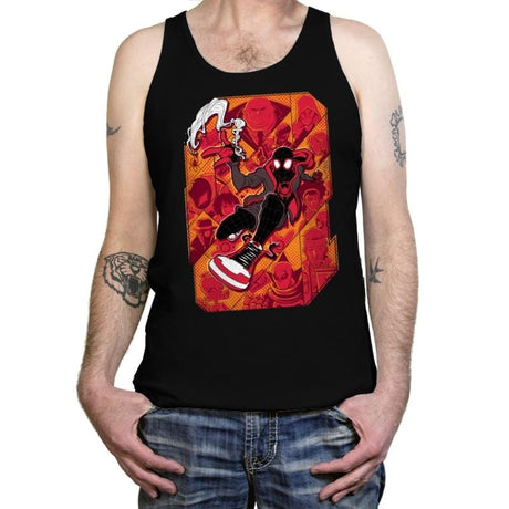 Great Responsibility Tiles - Tanktop Tanktop RIPT Apparel X-Small / Black