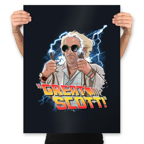 Great Scott - Prints Posters RIPT Apparel 18x24 / Black