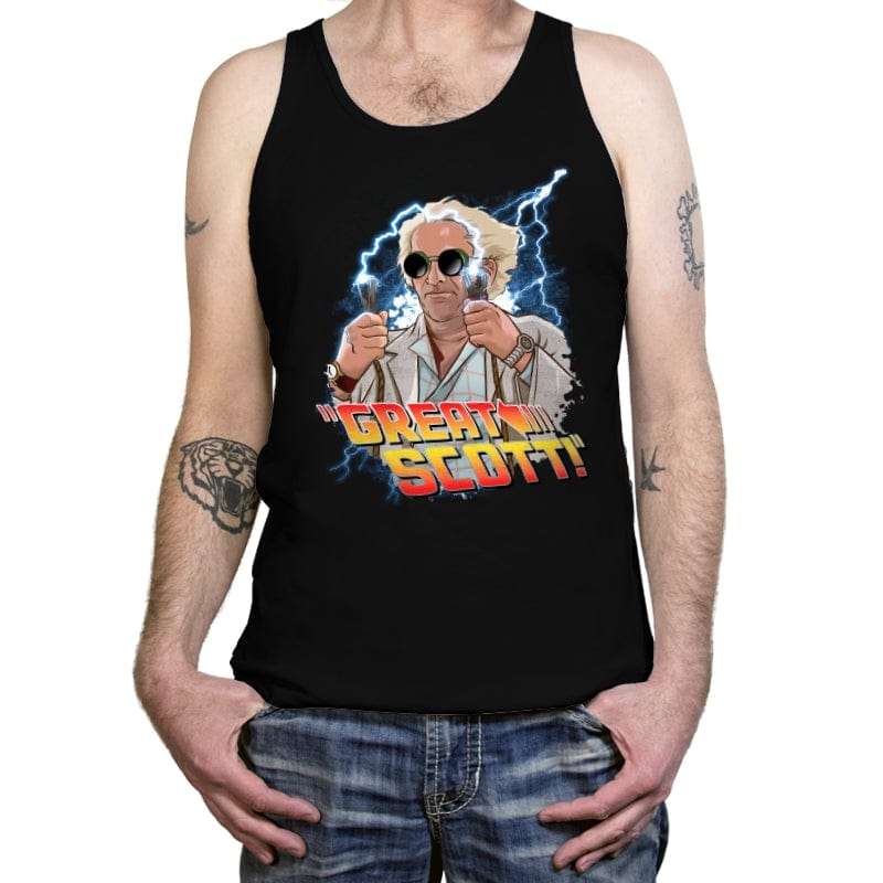 Great Scott - Tanktop Tanktop RIPT Apparel X-Small / Black