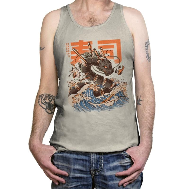 Great Sushi Dragon  - Tanktop Tanktop RIPT Apparel