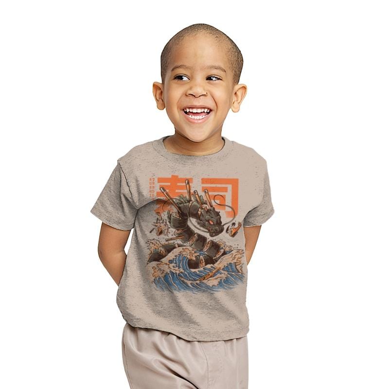 Great Sushi Dragon  - Youth T-Shirts RIPT Apparel