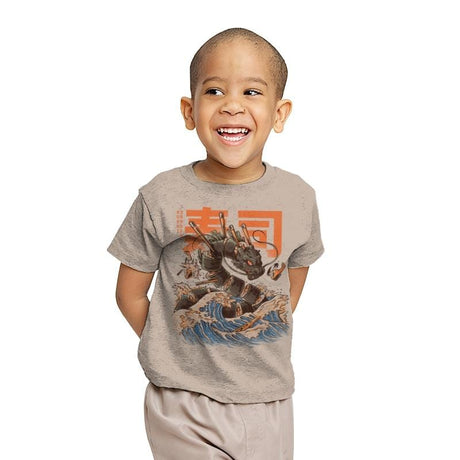 Great Sushi Dragon  - Youth T-Shirts RIPT Apparel