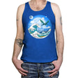 Great Wave Off Pandora - Tanktop Tanktop RIPT Apparel X-Small / True Royal