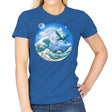 Great Wave Off Pandora - Womens T-Shirts RIPT Apparel Small / Royal