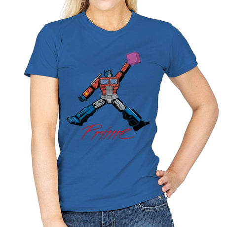Greatest of All Transformers - Womens T-Shirts RIPT Apparel Small / Royal