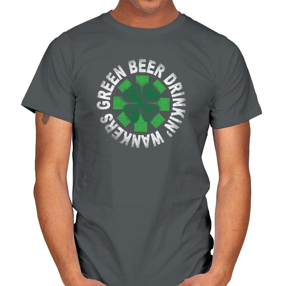 Green Beer Drinkin' Exclusive - St Paddys Day - Mens T-Shirts RIPT Apparel Small / Charcoal