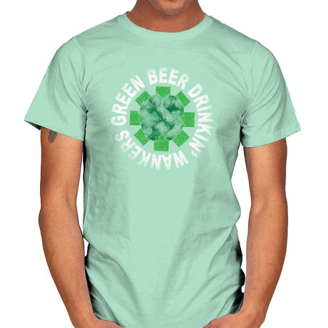Green Beer Drinkin' Exclusive - St Paddys Day - Mens T-Shirts RIPT Apparel Small / Mint Green