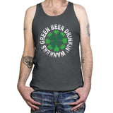 Green Beer Drinkin' Exclusive - St Paddys Day - Tanktop Tanktop RIPT Apparel X-Small / Asphalt