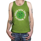 Green Beer Drinkin' Exclusive - St Paddys Day - Tanktop Tanktop RIPT Apparel X-Small / Leaf