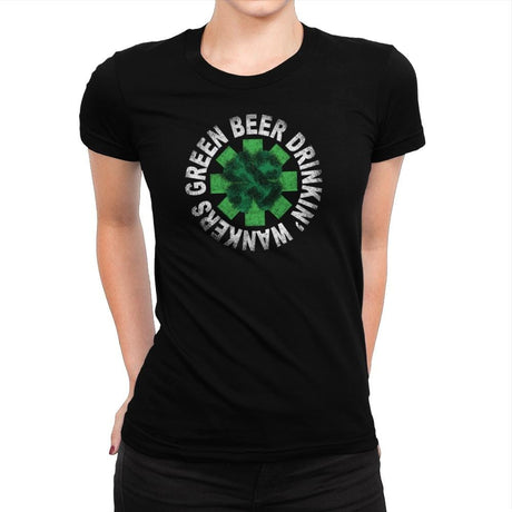 Green Beer Drinkin' Exclusive - St Paddys Day - Womens Premium T-Shirts RIPT Apparel Small / Indigo
