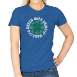 Green Beer Drinkin' Exclusive - St Paddys Day - Womens T-Shirts RIPT Apparel Small / Royal