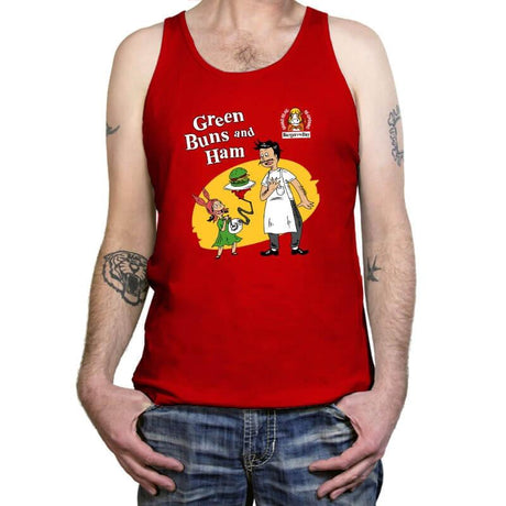 Green Buns and Ham - Tanktop Tanktop RIPT Apparel