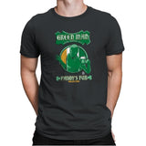 Green Man Irish Green Ale Exclusive - Mens Premium T-Shirts RIPT Apparel Small / Heavy Metal