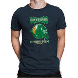 Green Man Irish Green Ale Exclusive - Mens Premium T-Shirts RIPT Apparel Small / Indigo
