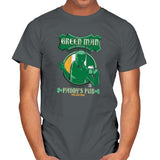 Green Man Irish Green Ale Exclusive - Mens T-Shirts RIPT Apparel Small / Charcoal