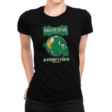 Green Man Irish Green Ale Exclusive - Womens Premium T-Shirts RIPT Apparel Small / Indigo