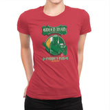 Green Man Irish Green Ale Exclusive - Womens Premium T-Shirts RIPT Apparel Small / Red