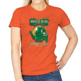 Green Man Irish Green Ale Exclusive - Womens T-Shirts RIPT Apparel Small / Orange