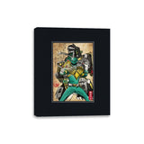 Green Ranger Woodblock - Canvas Wraps Canvas Wraps RIPT Apparel 8x10 / Black