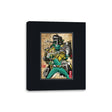 Green Ranger Woodblock - Canvas Wraps Canvas Wraps RIPT Apparel 8x10 / Black