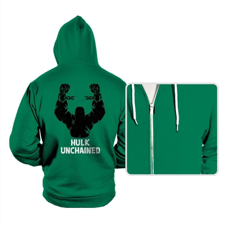 Green Unchained - Hoodies Hoodies RIPT Apparel Small / Kelly