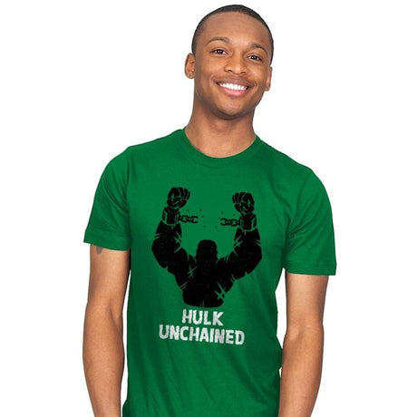 Green Unchained - Mens T-Shirts RIPT Apparel Small / Kelly