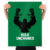 Green Unchained - Prints Posters RIPT Apparel 18x24 / Kelly