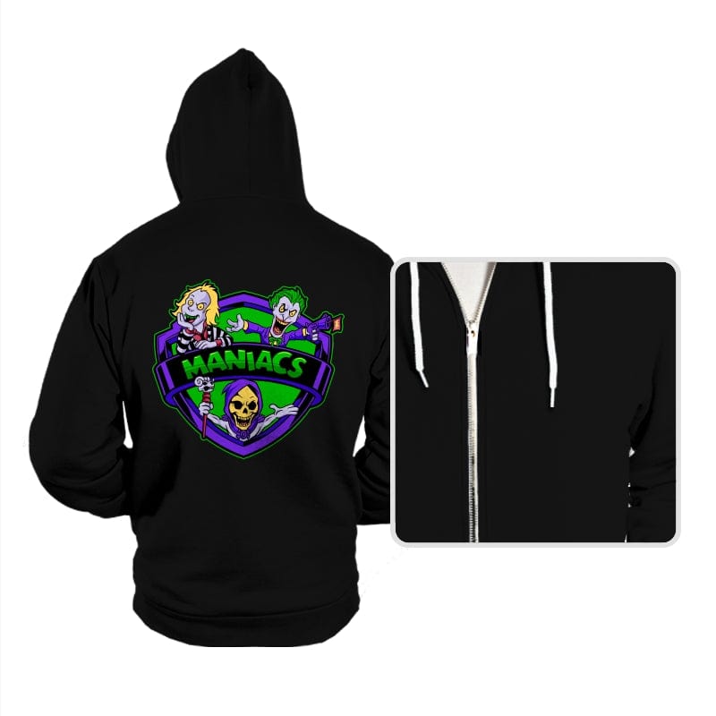 Green Violet Maniacs - Hoodies Hoodies RIPT Apparel Small / Black