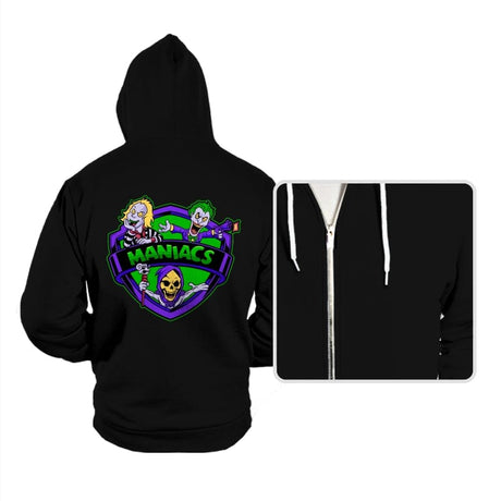 Green Violet Maniacs - Hoodies Hoodies RIPT Apparel Small / Black
